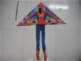 OBL729124 - 1米三角形彩印蜘蛛侠风筝（配线）
