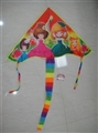 OBL729133 - 1米彩印花花公主波纹边三角形风筝