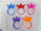 OBL729185 - All over the sky star crown flash hair clips