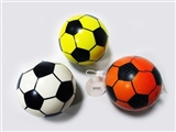 OBL729362 - 网袋单粒15CM混色足球PU球