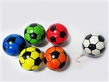 OBL729368 - 12 cm mesh bag single grain color mixture soccer PU ball