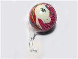 OBL729378 - Mesh bag single grain 10 cm unicorn PU ball