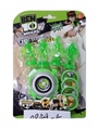 OBL729756 - BEN10第七代变身器灯光.音乐(包电)带飞碟发射器带4个明人