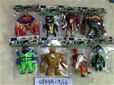 OBL729765 - BEN10公仔带投影   8款混装