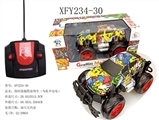 OBL729775 - Graffiti porsche off-road vehicle (wheel (excluding electric)