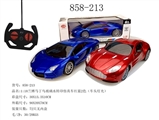 OBL729832 - Simulation car 1:18 rambo Martin black glass color red and blue 2 (bright)