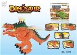 OBL729905 - Large carnotaurus electric dinosaurs