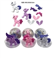 OBL730357 - High-grade PVC plastic egg Ma Baoli assembled. Three wings of the horse hair can be arbitrary colloc