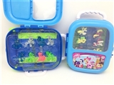 OBL730380 - High quality six plastic crystal Ma Baoli mixed with P cover plastic hand box