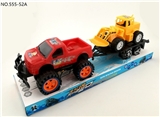OBL730974 - Inertia cross-country truck dragged a bulldozer