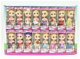 OBL731288 - 3寸实身小迷糊娃 点胶衣服 一展示盒32小盒