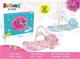 OBL731438 - Pedal harps (horse) 2 blue/pink color