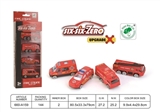 OBL731577 - Fire alloy car kit (4) zhuang