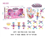 OBL732277 - Window box DIY bracelet with three magical girl animals deformation