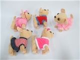 OBL732287 - Electric music stuffed dog walk