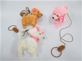 OBL732288 - Electric music walk leash poodle