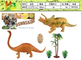 OBL732410 - 11.5寸三角龙+11.5寸良龙+1大树+2草+1蛋