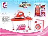 OBL733283 - Red iron electric washing machine The iron table suit