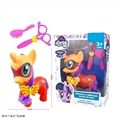 OBL733400 - Evade glue super-sized flower heart unicorn horse with butterfly hairpin butterfly comb with scissor