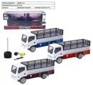 OBL733517 - "White glass remote-controlled lorries charged