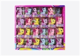 OBL733867 - Display boxes, PVC packaging 2.5 inch evade glue pony bao li 48 PCS