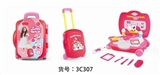 OBL733965 - Pink d with suitcases (with lighting)