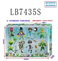 OBL734375 - 3.5-5寸植物僵尸+配件8只散装（1款）