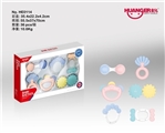 OBL735325 - Plain coloured bell (6 sets)
