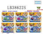 OBL736234 - 3.5寸冲天小队单只公仔+70MM冲天小车+75MM徽章散装，6款混
