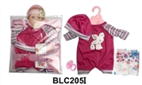 OBL736412 - With urine trousers pacifier 18-inch dolls clothes