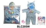 OBL736429 - With urine trousers pacifier 18-inch dolls clothes