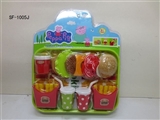 OBL737713 - Pig burger platter page play toys