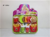 OBL737714 - Hamburg platter barbie play toys