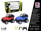 OBL738406 - 1:16 wrangler off-road four-way remote control car (bag)