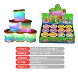 OBL738677 - Smiling face light rainbow circle