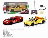 OBL738763 - 五通1：14一健开门，收篷法拉利仿真遥控赛车（包电，带灯光）
