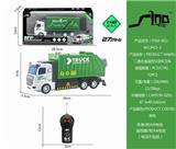 OBL738988 - 1：48二通合金遥控垃圾环卫车
