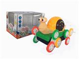 OBL739187 - 3 d light music electric 12 color wheel snail skip