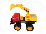 OBL739866 - 越野实色工程惯性车(挖掘)