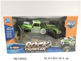 OBL740562 - 1: 18 sitong retro refitted big wheel ford pickup truck remote control car (including electricity)