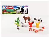OBL740776 - 仿真牧场动物6只装