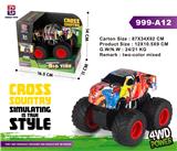 OBL740807 - 四驱动涂鸦惯性旋转皮卡越野车