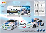 OBL740978 - The electric simulation deformation of a police car