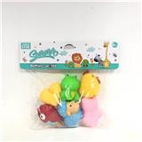 OBL742055 - 6只搪胶洗澡动物