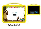 OBL742402 - Martha and bear Russian whiteboard (double)