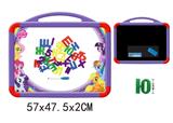 OBL742422 - PONY white board with 48 Russian letters (double)