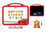 OBL742436 - Cars whiteboard with 58 refraction kazakh characters (double)