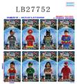 OBL743789 - 8.5 "justice league single card installed, eight mixed with no lights are silent