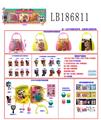 OBL743849 - 1.5寸惊喜娃娃和2寸惊喜宠物110MM惊喜手袋3只盒装