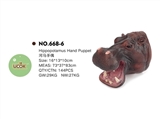 OBL744466 - A hippopotamus hand puppets